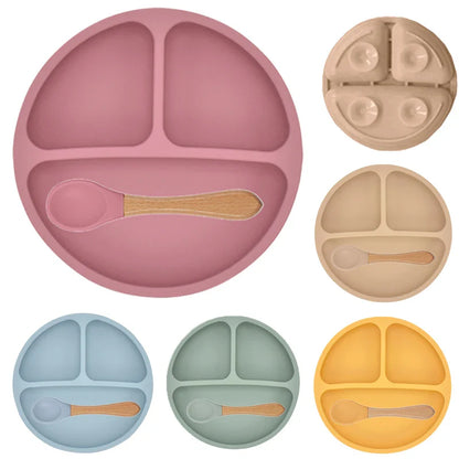 Baby Safe Silicone Dining Plate