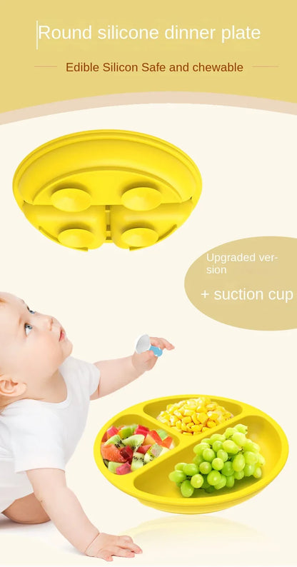 Baby Safe Silicone Dining Plate