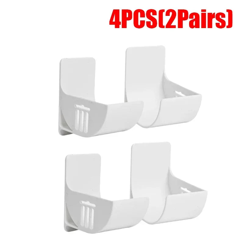 2/6PCS Wall Mounted Trash Bags Holder