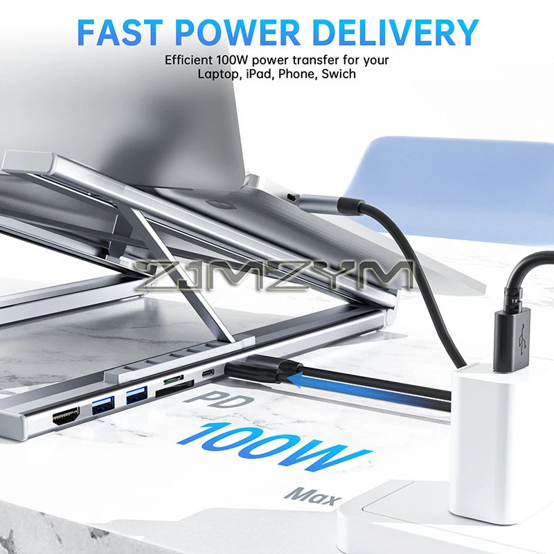 Unlock Your Laptop's Full Potential: The Ultimate 8-in-1 Docking Station