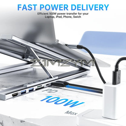 Unlock Your Laptop's Full Potential: The Ultimate 8-in-1 Docking Station