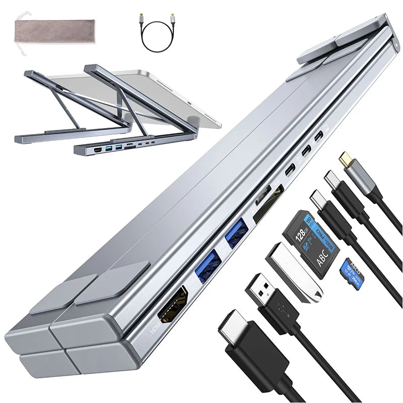 Unlock Your Laptop's Full Potential: The Ultimate 8-in-1 Docking Station
